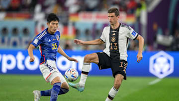 Bayern Munich forward Thomas Muller struggled to make an impact for Germany against Japan.(Photo by Marvin Ibo Guengoer - GES Sportfoto/Getty Images)