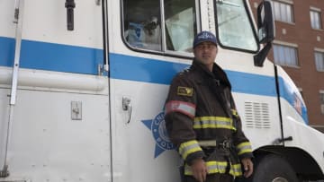 CHICAGO FIRE -- "Welcome to Crazytown" Episode 807 -- Pictured: Taylor Kinney as Lt. Kelly Severide -- (Photo by: Adrian Burrows/NBC)