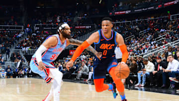 OKC Thunder, Russell Westbrook (Photo by Scott Cunningham/NBAE via Getty Images)
