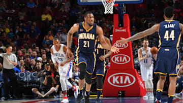 PHILADELPHIA,PA - APRIL 10 : Thaddeus Young