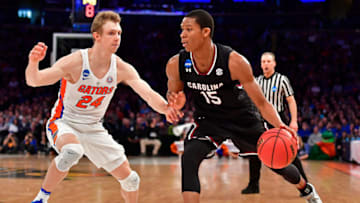 PJ Dozier #15 of the South Carolina Gamecocks. (Photo by Steven Ryan/Getty Images)