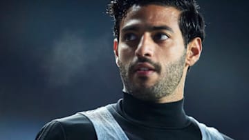 SAN SEBASTIAN, SPAIN - DECEMBER 20: Carlos Vela of Real Sociedad looks on during the La Liga match between Real Sociedad and Sevilla at Estadio de Anoeta on December 20, 2017 in San Sebastian, . (Photo by Juan Manuel Serrano Arce/Getty Images)
