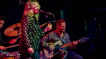 MILAN, ITALY - SEPTEMBER 26: Lucy Woodward and Charlie Hunter perform at Blue Note on September 26, 2019 in Milan, Italy. (Photo by Francesco Prandoni/Getty Images)