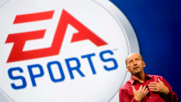 LOS ANGELES, CA - JUNE 14: President of Electronic Arts Sports (EA Sports) Peter Moore talks about new games at an EA press briefing ahead of the Electronic Entertainment Expo (E3) at the Orpheum Theater June 14, 2010 in Los Angeles, California. The annual video game trade conference and show at the Los Angeles Convention center runs from June 15-17. (Photo by Michal Czerwonka/Getty Images)