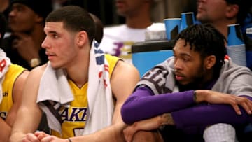 NEW YORK, NY - DECEMBER 12: Lonzo Ball (Photo by Abbie Parr/Getty Images)