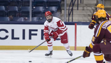March 16, 2021; South Bend, IN, USA; Cole Caufield Mandatory Credit: John Mersits/South Bend Tribune via USA TODAY NETWORK