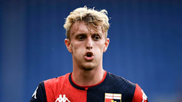 STADIO LUIGI FERRARIS, GENOA, ITALY - 2021/08/13: Nicolo Rovella of Genoa CFC looks on during the Coppa Italia football match between Genoa CFC and AC Perugia. Genoa CFC won 3-2 over AC Perugia. (Photo by Nicolò Campo/LightRocket via Getty Images)