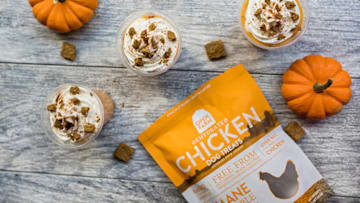 Open Farm Pet Foods Pumpkin Spice Latte. Image courtesy Open Farm