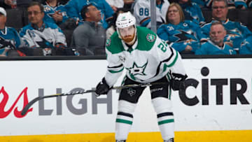 SAN JOSE, CA - FEBRUARY 18: Stephen Johns #28 of the Dallas Stars skates against the San Jose Sharks at SAP Center on February 18, 2018 in San Jose, California. (Photo by Rocky W. Widner/NHL/Getty Images)