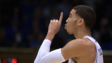 Duke basketball forward Jayson Tatum (Photo by Lance King/Getty Images)