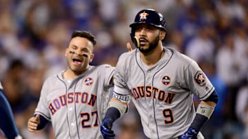 LOS ANGELES, CA - OCTOBER 25: Marwin Gonzalez