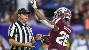 Isaiah Spiller, Texas A&M Football Mandatory Credit: Thomas Shea-USA TODAY Sports