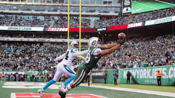 EAST RUTHERFORD, NJ - NOVEMBER 26: Tight end Austin Seferian-Jenkins (Photo by Abbie Parr/Getty Images)