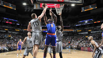 SAN ANTONIO, TX - MARCH 25: Kyle O'Quinn