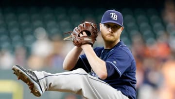 HOUSTON, TX - JULY 31: Alex Cobb (Photo by Bob Levey/Getty Images)