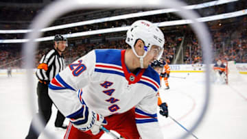 EDMONTON, AB - MARCH 03: Chris Kreider (Photo by Codie McLachlan/Getty Images)