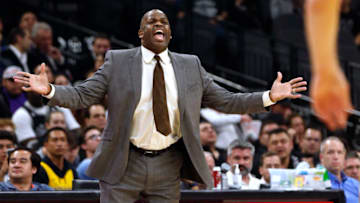SAN ANTONIO, TX - MARCH 02: Head coach of the Indiana Pacers Nate McMillian yells instructions in a game against the San Antonio Spurs during first half action at AT&T Center on March 02, 2020 in San Antonio, Texas. NOTE TO USER: User expressly acknowledges and agrees that , by downloading and or using this photograph, User is consenting to the terms and conditions of the Getty Images License Agreement. (Photo by Ronald Cortes/Getty Images)