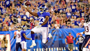 Jon Hilliman, New York Giants. (Photo by Steven Ryan/Getty Images)