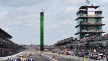 INDIANAPOLIS, IN - MAY 28: A general view of the start of the 101st running of the Indianapolis 500 at Indianapolis Motorspeedway on May 28, 2017 in Indianapolis, Indiana. (Photo by Jared C. Tilton/Getty Images)