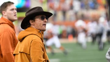 Matthew McConaughey, Texas Football Mandatory Credit: Scott Wachter-USA TODAY Sports