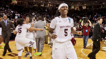 South Carolina basketball is welcoming back former point guard Khadijah Sessions to the coaching staff next season. Mandatory Credit: Jeff Blake-USA TODAY Sports