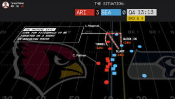 An example of the rich player tracking and machine learning data that Sportradar can now make available to fans with its acquisition of MOCAP. Photo courtesy of Ketchum.