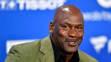 Charlotte Hornets' owner Michael Jordan. (Photo by Aurelien Meunier/Getty Images)