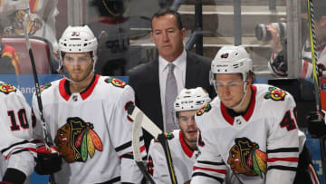 Assistant coach Kevin Dineen of the Chicago Blackhawks (Photo by Joel Auerbach/Getty Images)