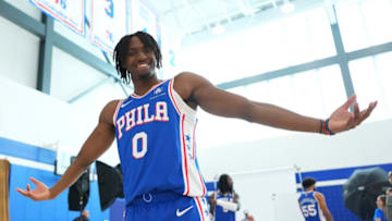 Tyrese Maxey, Sixers (Photo by Mitchell Leff/Getty Images)