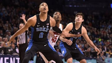 Duke basketball forward Jayson Tatum (Photo by Lance King/Getty Images)