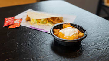 New Taco Bell Vegetarian offering, potatoes are back, photo provided by Taco Bell