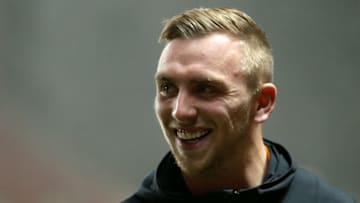 LONDON, ENGLAND - DECEMBER 13: Jarrod Bowen of Hull City takes a look around the pitch prior to the Sky Bet Championship match between Charlton Athletic and Hull City at The Valley on December 13, 2019 in London, England. (Photo by James Chance/Getty Images)