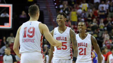 Marko Simonovic, Dalen Terry, Chicago Bulls (Photo by Ethan Miller/Getty Images)