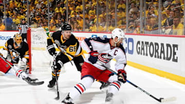 PITTSBURGH, PA - APRIL 14: Nick Foligno