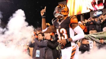 Jan 9, 2016; Cincinnati, OH, USA; Cincinnati Bengals strong safety George Iloka (43) against the Pittsburgh Steelers during a AFC Wild Card playoff football game at Paul Brown Stadium. Mandatory Credit: Aaron Doster-USA TODAY Sports