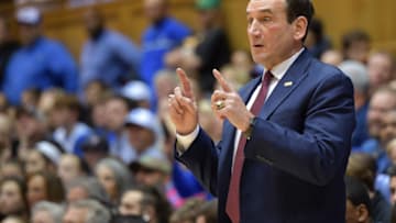 Duke basketball head coach Mike Krzyzewski (Photo by Lance King/Getty Images)