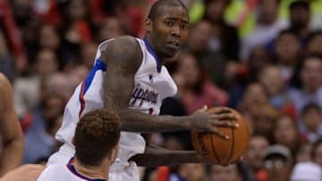 Feb 1, 2014; Los Angeles, CA, USA; Los Angeles Clippers shooting guard Jamal Crawford (11) during the game against the Utah Jazz at Staples Center. Clippers won 102-87. Mandatory Credit: Jayne Kamin-Oncea-USA TODAY Sports