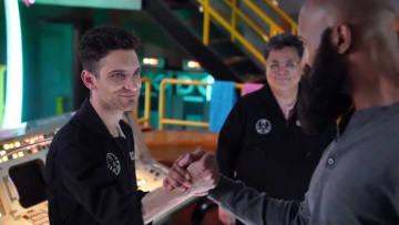 MARVEL'S AGENTS OF S.H.I.E.L.D. - "The Totally Excellent Adventures of Mack and The D" - After being unexpectedly stranded in 1982, Mack retreats to his childhood home to process the death of his parents, while Deke gets to work scouting a chart-topping group of new agents. With no idea if or when the team is coming back for them, time seems to finally be on their side . at least until the killer robots show up, on "Marvel's Agents of S.H.I.E.L.D.," WEDNESDAY, JULY 8 (10:00-11:00 p.m. EDT), on ABC. - (ABC/Mitch Haaseth)JEFF WARD