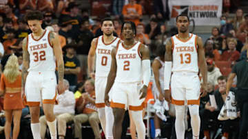 Timmy Allen, Marcus Carr, Texas Basketball Mandatory Credit: Scott Wachter-USA TODAY Sports