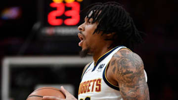 DENVER, CO - OCTOBER 23: Denver Nuggets guard DeVaughn Akoon-Purcell (23) on court let in the fourth quarter against the Sacramento Kings at the Pepsi Center October 23, 2018. (Photo by Andy Cross/The Denver Post via Getty Images)