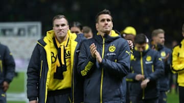 Kevin Großkreutz and Sebastian Kehl (Photo by sampics/Corbis via Getty Images)