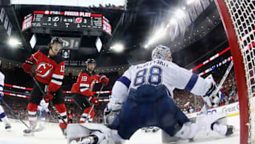 NEWARK, NJ - APRIL 16: Andrei Vasilevskiy