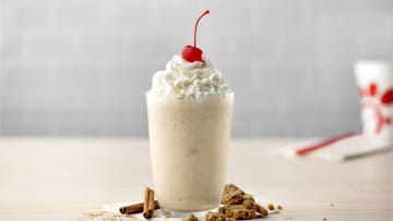 Chick-fil-A fall menu offerings, Autumn Spice Milkshake photo provided by Chick-fil-A