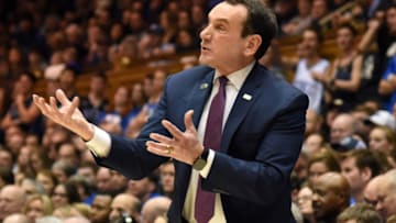 Duke basketball head coach Mike Krzyzewski (Rob Kinnan-USA TODAY Sports)