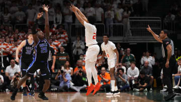 Feb 6, 2023; Coral Gables, Florida, USA; Mandatory Credit: Jasen Vinlove-USA TODAY Sports