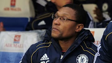 BIRMINGHAM, ENGLAND - NOVEMBER 20: New assistant Chelsea coach Michael Emenalo ahead of the Barclays Premier League match between Birmingham City and Chelsea at St Andrews on November 20, 2010 in Birmingham, England. (Photo by Shaun Botterill/Getty Images)