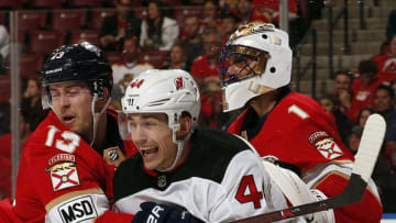 SUNRISE, FL - MARCH 1: Goaltender Roberto Luongo