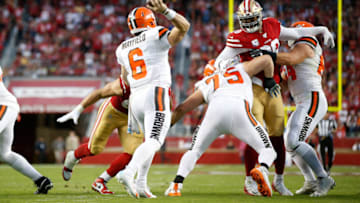Cleveland Browns Baker Mayfield (Photo by Michael Zagaris/San Francisco 49ers/Getty Images)