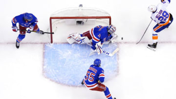 Goaltender Henrik Lundqvist #30 of the New York Rangers Credit: Mark Blinch/NHLI via USA TODAY Sports