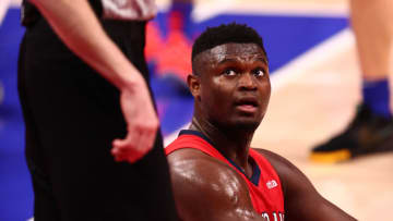 Zion Williamson #1 of the New Orleans Pelicans (Photo by Rey Del Rio/Getty Images)
